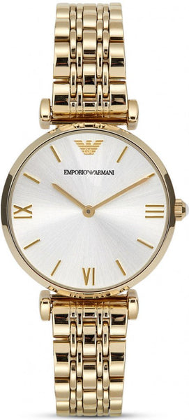 ★プレゼントにも★ EMPORIO ARMANI Gold-Tone Ladies Watch Amazon.com: Emporio Armani Women's Two-Hand Gold-Tone