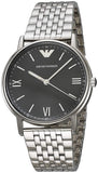 Emporio Armani Kappa Black Dial Stainless Steel Watch For Men - AR11152