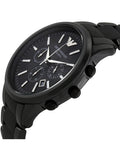 Emporio Armani Ceramica Chronograph Black Dial Black Stainless Steel Watch For Men - AR1451