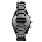 Emporio Armani Ceramica Black Dial Black Ceramic Strap Watch For Men - AR1455