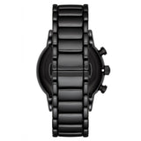 Emporio Armani Luigi Chronograph Black Dial Black Stainless Steel Watch For Men - AR1507