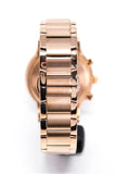 Emporio Armani Classic Rose Gold Chronograph Steel Strap Watch For Men - AR2452