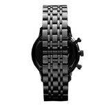 Emporio Armani Chronograph Black Dial Black Steel Strap Watch For Men - AR1934