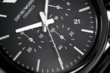 Emporio Armani Luigi Chronograph Black Dial Black Stainless Steel Watch For Men - AR1507