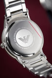 Emporio Armani Renato Silver Dial Two Tone Steel Strap Watch For Men - AR2449