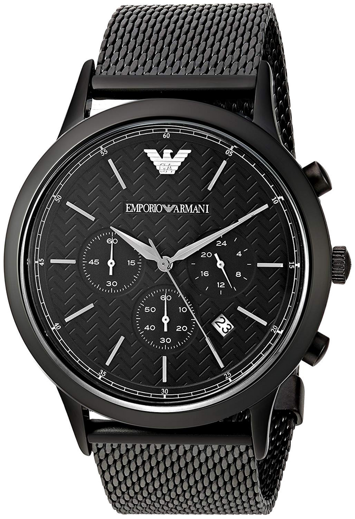 For EMPORIO ARMANI AR1421 Ceramic Black Full Strap/Band/Bracelet Watch 22mm  Mens | eBay