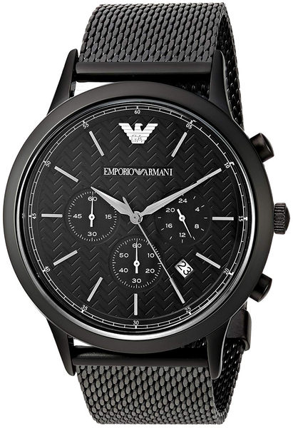 Emporio armani gts mesh chronograph men's watch online