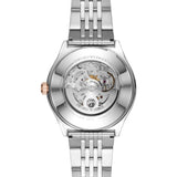 Emporio Armani Meccanico White Dial Two Tone Stainless Steel Watch For Men - AR60002