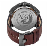 Diesel Mr Daddy Blue Dial Brown Leather Strap Watch For Men - DZ7314