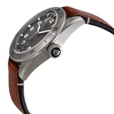 Tag Heuer Autavia Isograph Grey Dial Calfskin Brown Leather Strap Watch for Men - WBE5111.FC8267