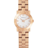 Marc Jacobs Mini Amy White Dial Rose Gold Stainless Steel Strap Watch for Women - MBM3078