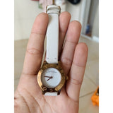 Marc Jacobs Blade Mini White Dial White Leather Strap Watch for Women - MBM1207