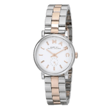 Marc Jacobs Baker White Dial Two Tone Stainless Steel Strap Watch for Women - MBM3331