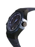 Maserati Potenza Black Dial 42mm Blue Leather Strap Watch For Men - R8851108007