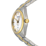 Tissot T Classic PR 100 Sport Chic White Dial Two Tone Steel Strap Watch For Women - T101.210.22.031.00