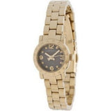 Marc Jacobs Grey Mother of Pearl Dial Gold Stainless Steel Strap Watch for Women - MBM3275