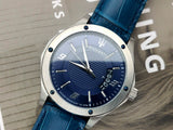 Maserati Circuito Blue Dial Blue Leather Strap Watch For Men - R8851127003