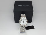 Marc Jacobs Blade White Dial Silver Stainless Steel Strap Watch for Women - MBM3048