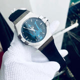 Maserati Potenza Blue Dial Blue Leather Strap Watch For Men - R8851108015