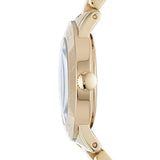 Marc Jacobs Amy Blue Dial Gold Stainless Steel Strap Watch for Women - MBM3303