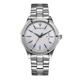 Maserati Circuito Silver Dial Silver Steel Strap Watch For Men - R8853127001