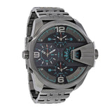 Diesel Uber Chief Black Dial Grey Stainless Steel Strap Watch For Men - DZ7372