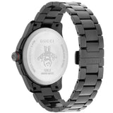 Gucci G-Timeless Chronograph Black Dial Black Steel Strap Watch For Men - YA126269