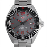 Tag Heuer Formula 1 Quartz 43mm Anthracite Dial Silver Steel Strap Watch for Men - WAZ1018.BA0842