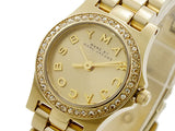 Marc Jacobs Henry Gold Dial Gold Stainless Steel Strap Watch for Women - MBM3277