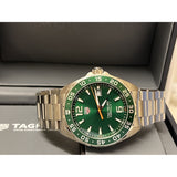 Tag Heuer Formula 1 Limited Edition Quartz 43mm Green Dial Silver Steel Strap Watch for Men - WAZ1017.BA0842