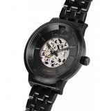 Maserati Granturismo Sport GT Skeleton Black Dial Black Steel Strap Watch For Men - R8823134003