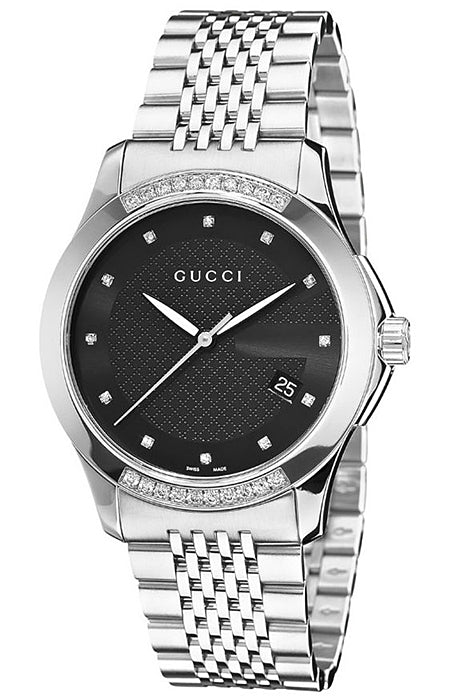 Gucci timeless hot sale diamond watch