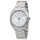 Gucci GG2570 Diamond White Dial Silver Steel Strap Watch For Women - YA142403