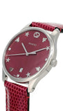 Gucci G-Timeless Cherry Red Mother of Pearl Dial 27mm Watch For Women - YA126584