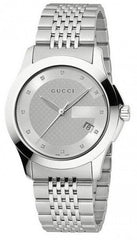 Mens silver 2025 gucci watch