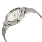 Guess Soho Silver DIal Stainless Steel Mesh Bracelet Watch For Women - W0638L1