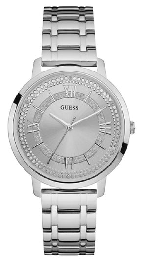 Guess Montauk Silver Dial Stainless Steel Watch For Women - W0933L1