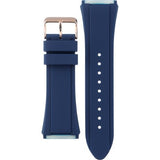 Guess Catalina Blue Gold Tone Blue Silicone Strap Watch For Women - W0562L2