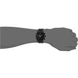 Emporio Armani Luigi Ceramic Chronograph Black Dial Black Strap Watch For Men - AR1509