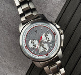 Maserati Royale Chronograph Grey Dial Silver Steel Strap Watch For Men - R8873637003