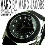 Marc Jacobs Pelly Black Dial Black Plastic Steel Strap Watch for Women - MBM2544