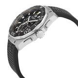 Tag Heuer Carrera Aquaracer Quartz Chronograph Black Dial Black Rubber Strap Watch for Men - CAY111A.FT6041