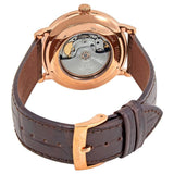 Tissot Carson Premium Powermatic 80 White Dial Brown Leather Strap Watch For Men - T122.407.36.031.00