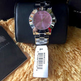 Marc Jacobs Amy Life Pink Dial Silver Stainless Steel Strap Watch for Women - MBM3300