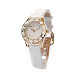 Marc Jacobs Blade White Dial White Leather Strap Watch for Women - MBM1098