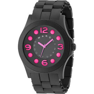 Marc Jacobs Pelly Black Dial Black Stainless Steel Strap Watch for Women - MBM2517