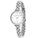 Marc Jacobs Sally White Dial Silver Stainless Steel Watch for Women - MBM8642