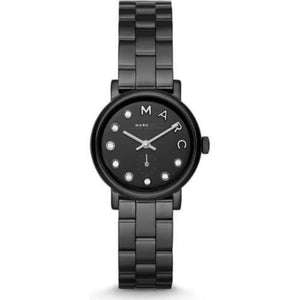 Marc Jacobs Avalie Black Dial Black Stainless Steel Strap Watch for Women - MBM8673