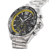 Tag Heuer Formula 1 Chronograph Black Dial Silver Steel Strap Watch for Gents - CAZ101AC.BA0842