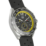 Tag Heuer Formula 1 Chronograph Black Dial Black Rubber Strap Men's Watch - CAZ101AC.FT8024